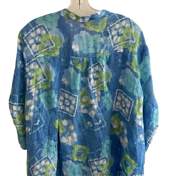 Ruby Rd. | Colorful Button-Up Blouse - Picture 9 of 14